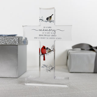Memory 7" Acrylic Cross Plaque