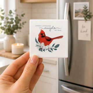 Cardinals Appear 3" Square Magnet