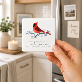 Heaven In Our Home 3" Square Magnet
