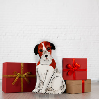 Chloe Jack Russell - 7.5" Small Dog Vase