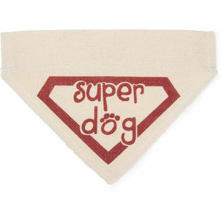 Super Dog 7" x 5" Canvas Slip on Pet Bandana