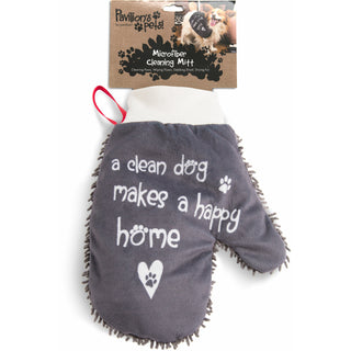 Happy Home Microfiber Pet Cleaning Mitt