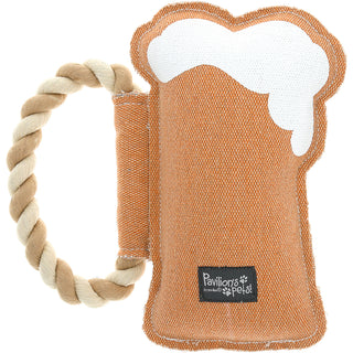 Dog Is Home 9" Canvas Dog Toy on Rope
