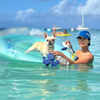 Out Of Reach 12.5" Canvas Dog Toy on Rope