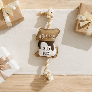 S'more 14.75" Canvas Dog Toy on Rope