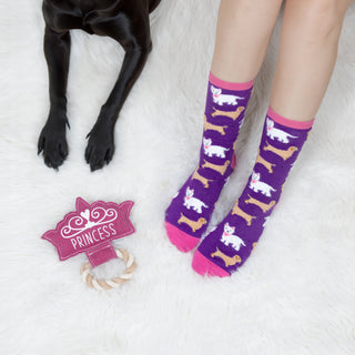 Princess 8.25" Canvas Dog Toy on Rope