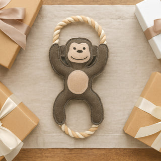 Wild 14" Canvas Dog Toy on Rope