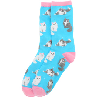 White & Gray Cats Unisex Socks