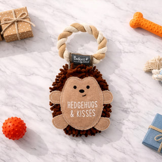 Hugs 9.25" Dog Toy on Rope