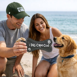 Cape Cod Dog Bone 12" Dog Toy on Rope