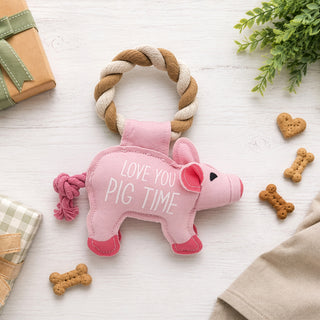 Pig 8.25" Dog Toy