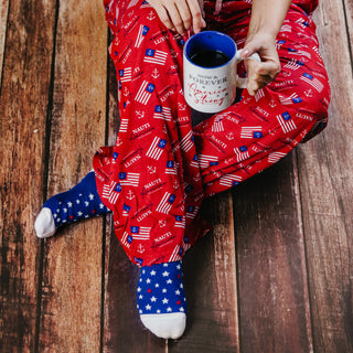 America Strong S/M Unisex Cotton Blend Sock