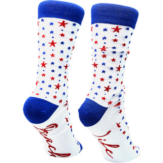 Beach S/M Unisex Cotton Blend Sock