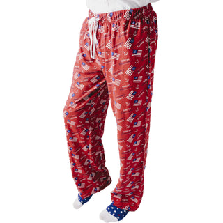 Nauti American L Red Unisex Lounge Pants