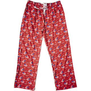 Nauti American L Red Unisex Lounge Pants