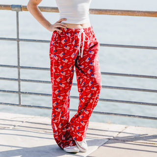 Nauti American Red Unisex  ounge Pants