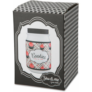 Cafe Toile 9" Cookie Jar