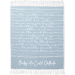 Baby It's Cold Outside 50" x 60" Inspirational Plush Blanket