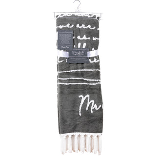 Mr. & Mrs. 50" x 60" Inspirational Plush Blanket