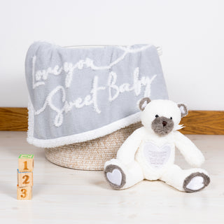 Love You Sweet Baby 30" x 40" Inspirational Plush Baby Blanket