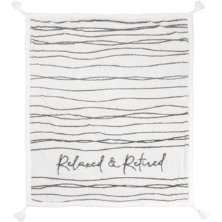 Relaxed & Retired 50" x 60" Inspirational Plush Blanket