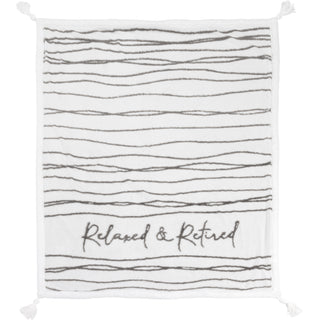 Relaxed & Retired 50" x 60" Inspirational Plush Blanket