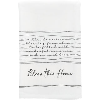 Bless This Home 100% Cotton Tea Towel