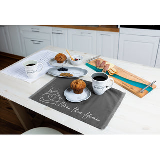 Bless This Home Cotton Placemats (Set of 2)