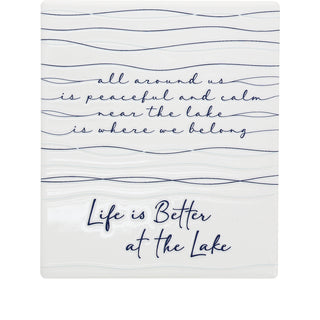 Lake 5.5" Ceramic Plaque