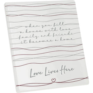 Love 5.5" Ceramic Plaque