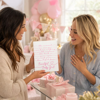 Baby Girl 8" Ceramic Plaque