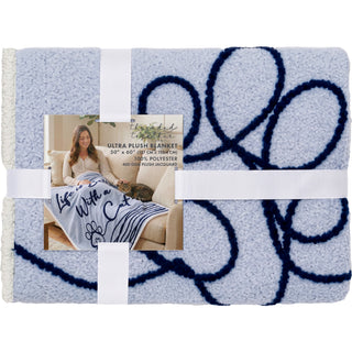 With A Cat 50" x 60" Plush Blanket
