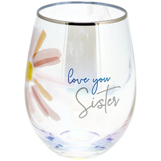 Sister 18 oz Stemless Wine Glass