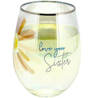 Sister 18 oz Stemless Wine Glass