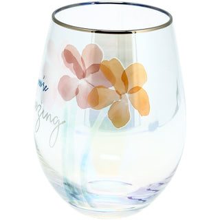 Amazing 18 oz Stemless Wine Glass