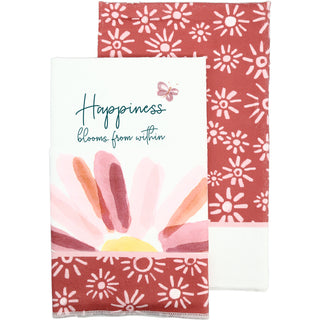 Happiness Tea Towel Gift Set (2 - 19.75" x 27.5")