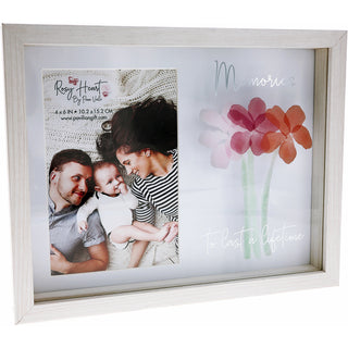 Memories 9.5" x 7.5" Shadow Box Frame (Holds 4" x 6" Photo)