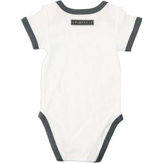 Bottle 12-24 Months Gray Trimmed Bodysuit