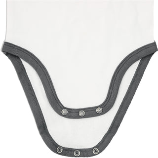 Bottle 12-24 Months Gray Trimmed Bodysuit