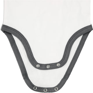 Bottle 12-24 Months Gray Trimmed Bodysuit