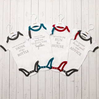 Bottle 12-24 Months Gray Trimmed Bodysuit