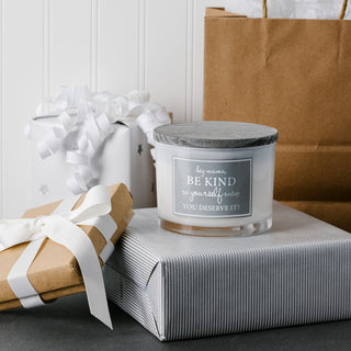 Be Kind 11 oz - 100% Soy Wax Candle Scent: Fresh Cotton