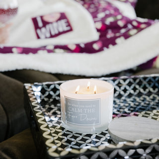 Calm Down 11 oz - 100% Soy Wax Candle Scent: Fresh Cotton