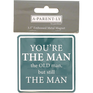 The Man 3.5" Tin Magnet