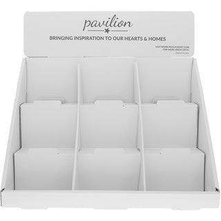Pavilion Cardboard Coaster Display