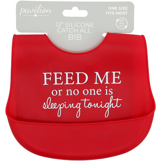 Feed Me 12" Silicone Catch All Bib