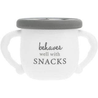 Behaves Well 3.5" Silicone Snack Bowl with Lid