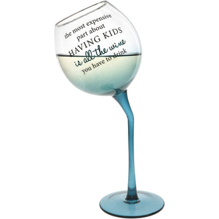 All the Wine 11 oz Tipsy Stemmed Wine Glass