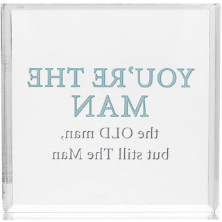 The Man 3.5" Acrylic Plaque