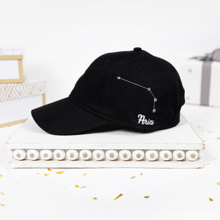 Aries Black Adjustable Hat